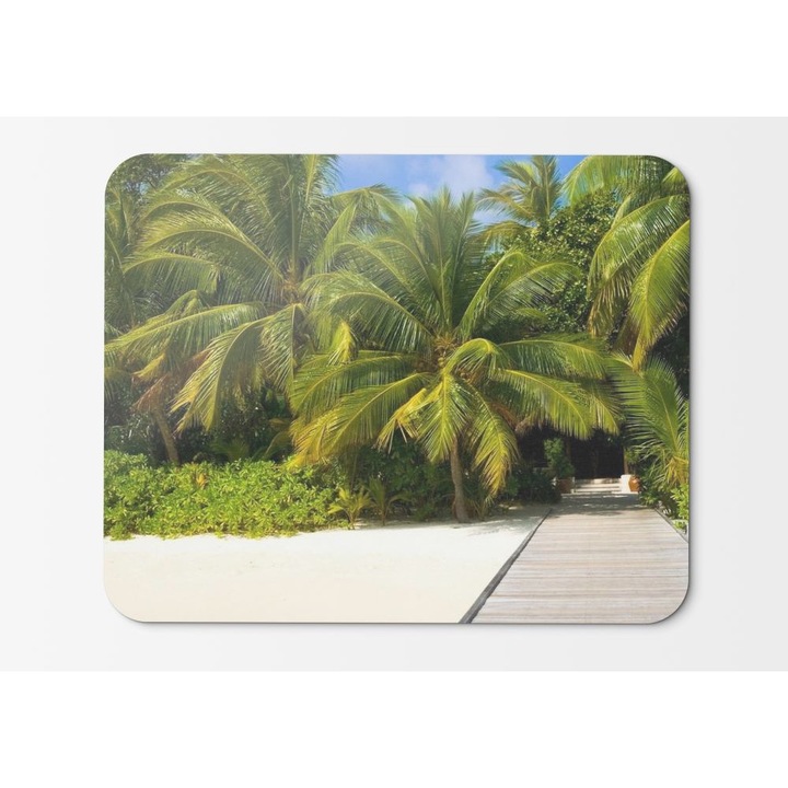 Подложка за мишка Beaches Exotic Nature Palm Trees Summer - 21,5 x 27 x 0,3 cm