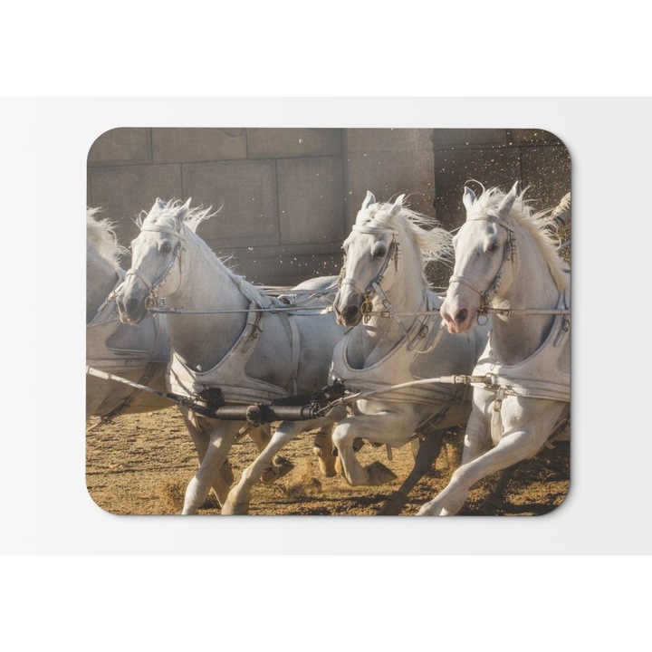 Mouse Pad Ben Hurjack Huston Horses Best Movies Of - 21.5 x 27 x 0.3cm
