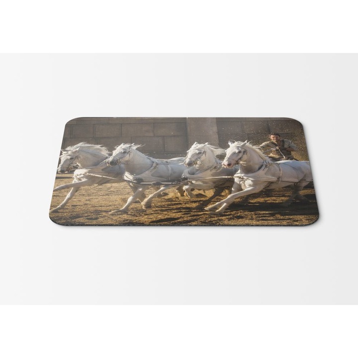 Mouse Pad Ben Hurjack Huston Horses Best Movies Of - 21.5 x 27 x 0.3cm