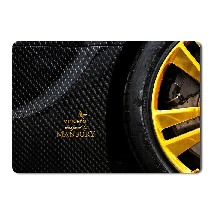 Mouse Pad Cars Bugatti Veyron Vehicles Carbon Fiber Mansory - 21,5 x 27 x 0,3 cm