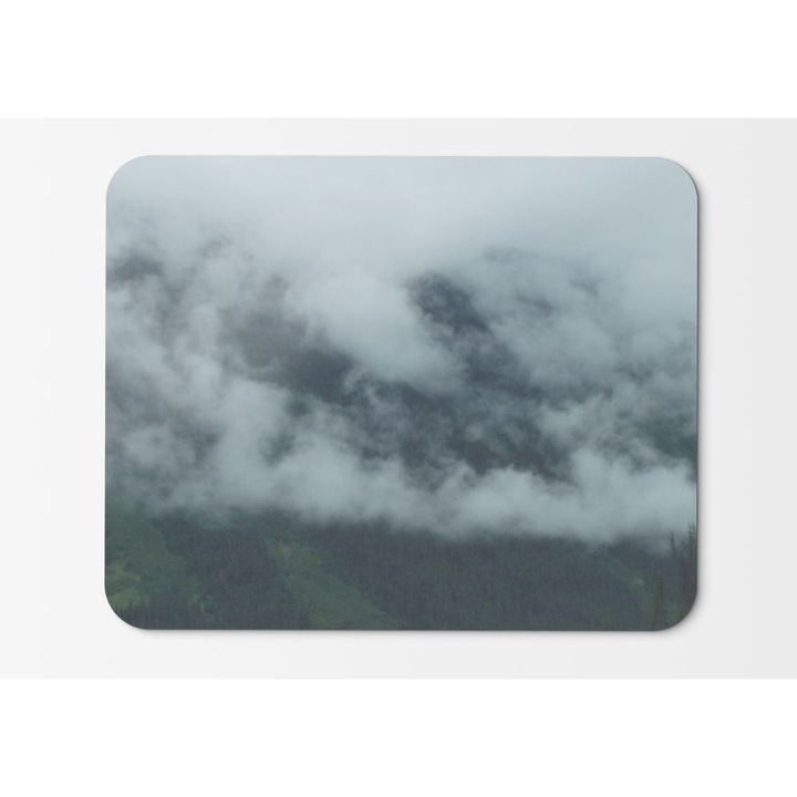 Mouse Pad Calm Forests Mountains Outdoors Relaxing - 21.5 x 27 x 0.3cm
