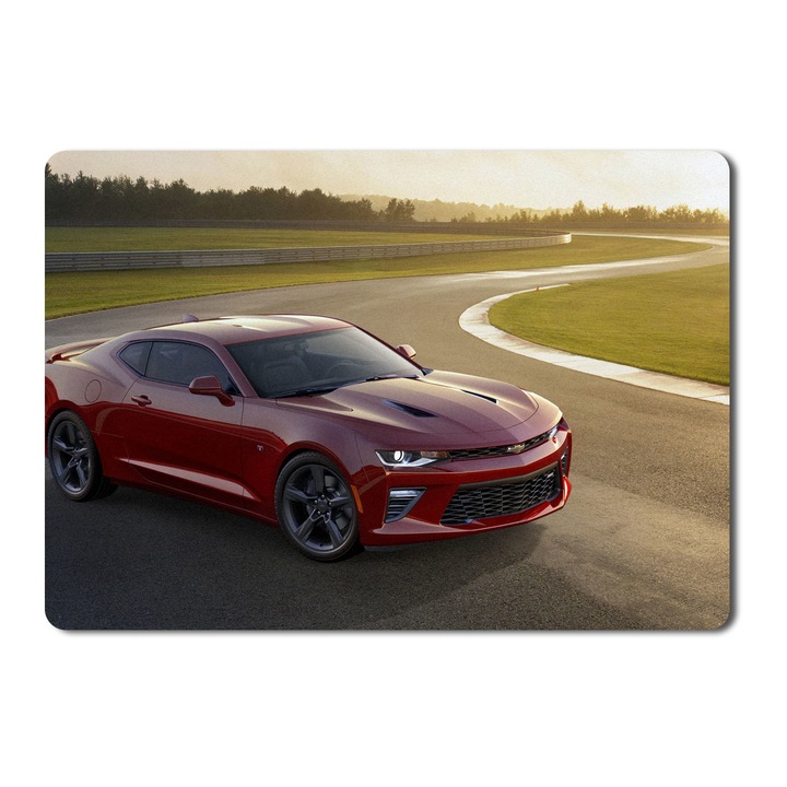 Chevrolet Camaro Ssmuscle Car Coupe Red 002 egérpad - 21,5 x 27 x 0,3 cm