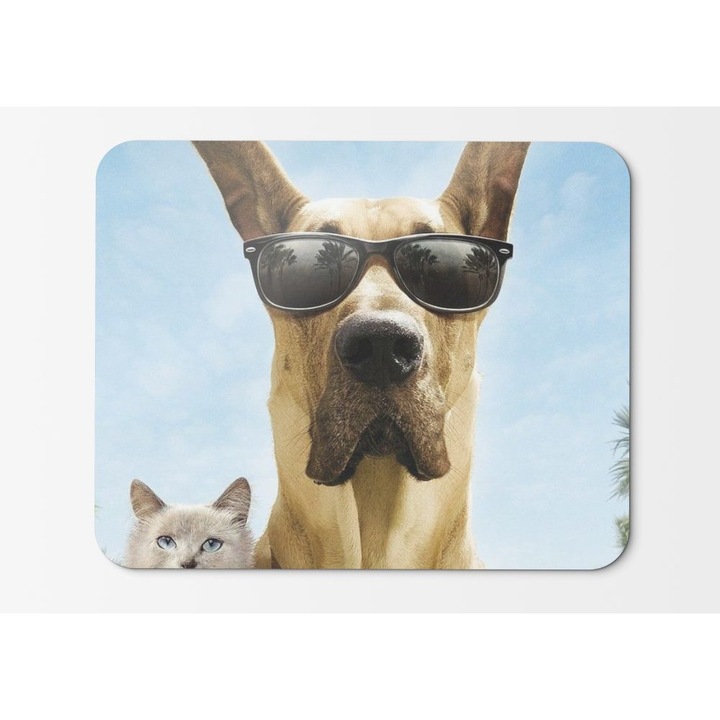 Подложка за мишка Comedy Roads Smiling Palm Trees Movies Marmaduke - 21,5 x 27 x 0,3 cm