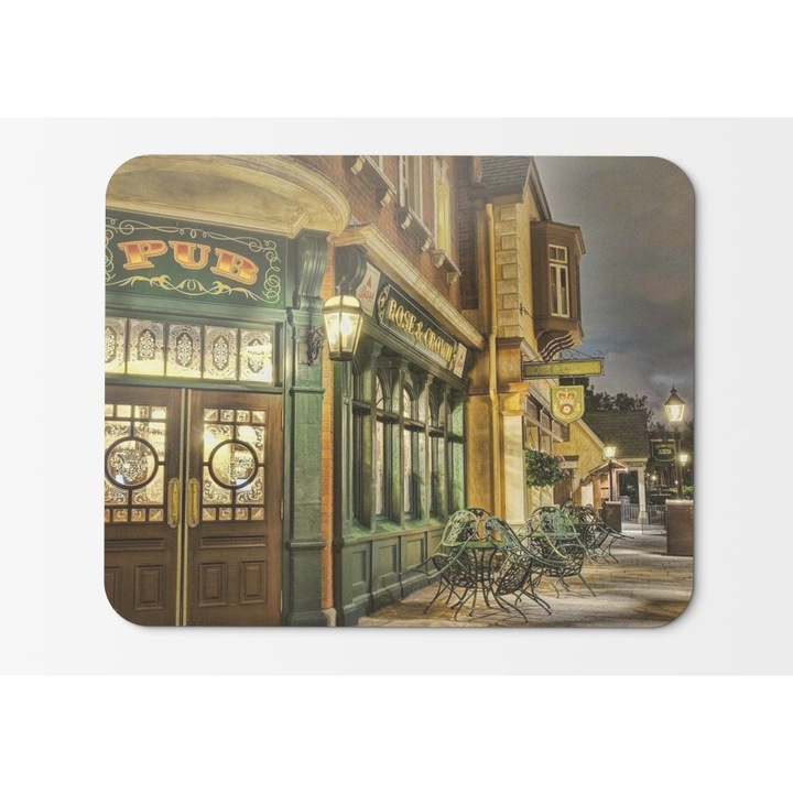 Mouse Pad Country Night Pub - 21,5 x 27 x 0,3 cm