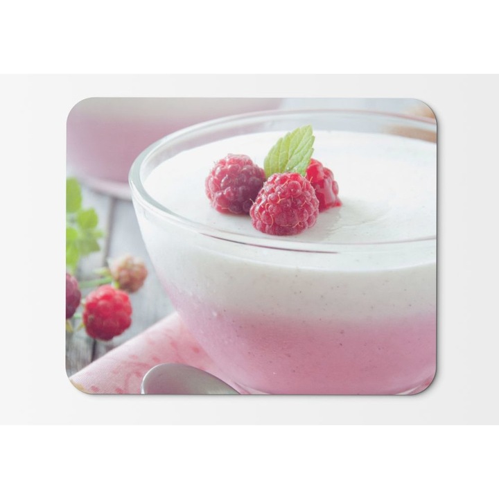 Mouse Pad Dairy Soufflemilk Berries Málna menta - 21,5 x 27 x 0,3 cm