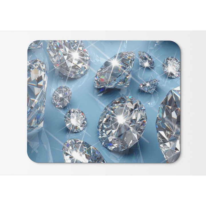 Mouse Pad Diamonds Blue Light Shine - 21,5 x 27 x 0,3 cm