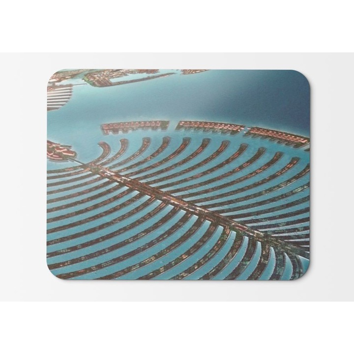 Подложка за мишка Dubai United Arab Emirates Palm Island Sea - 21,5 x 27 x 0,3 cm