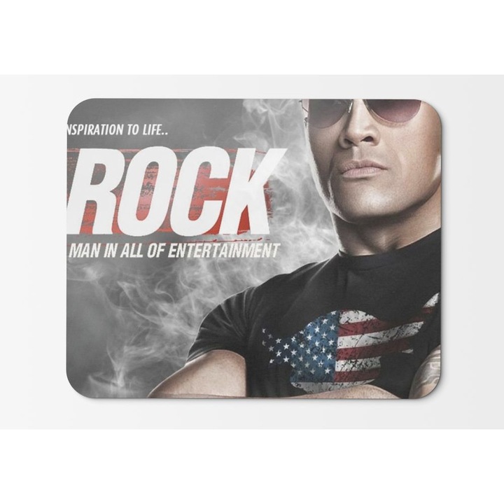 Mouse Pad Fake The Rock WWE World Wrestling Entertainment - 21,5 x 27 x 0,3 cm