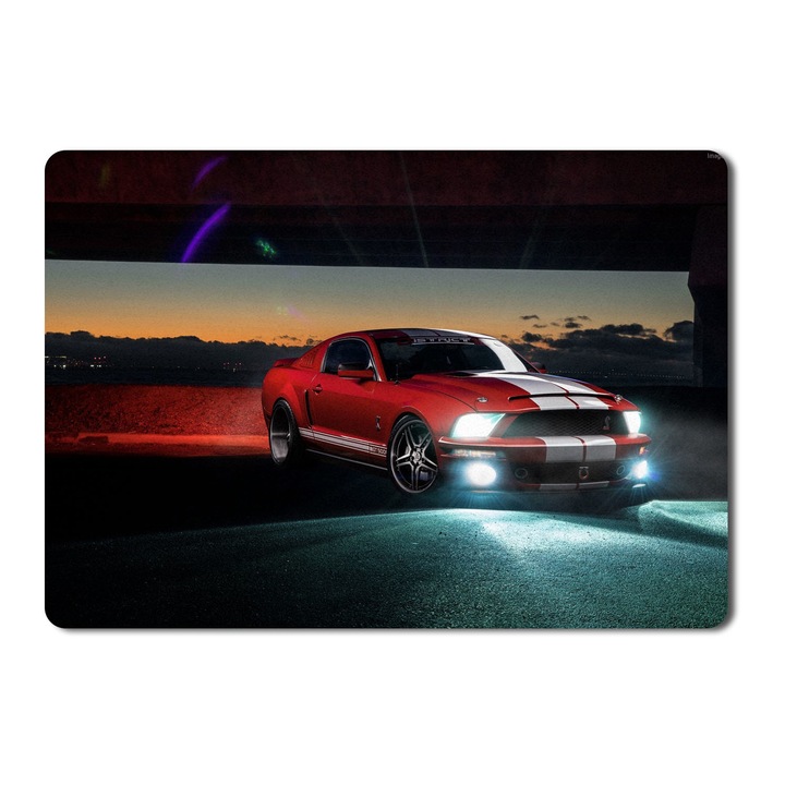 Egérpad Ford Mustang Shelby Gtspeed Night Red - 21,5 x 27 x 0,3 cm