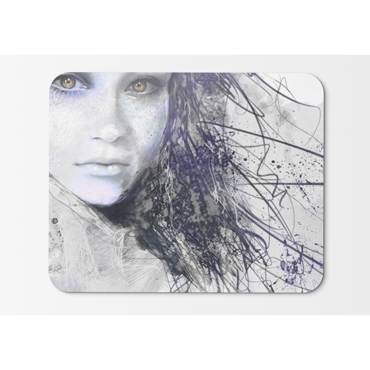 Mouse Pad Girlportrait Art 001 - 21.5 x 27 x 0.3cm