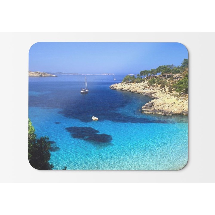 Mouse Pad Ibiza Beach Photos - 21,5 x 27 x 0,3 cm
