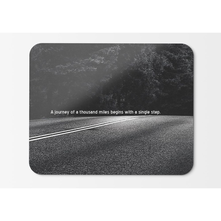 Mouse Pad Journey Quotes textúrák - 21,5 x 27 x 0,3 cm