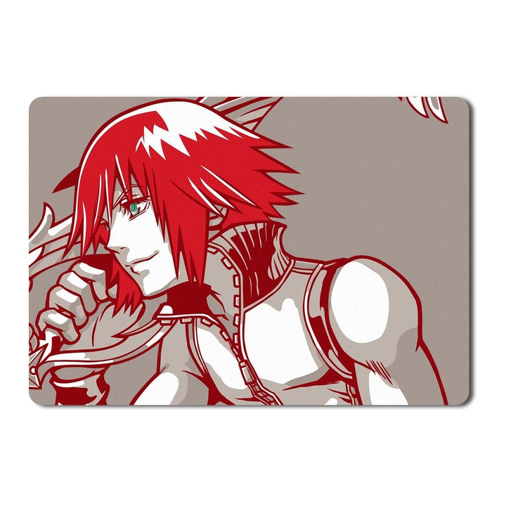 Mouse Pad Kingdom Hearts Riku Vector Art - 21,5 x 27 x 0,3 cm