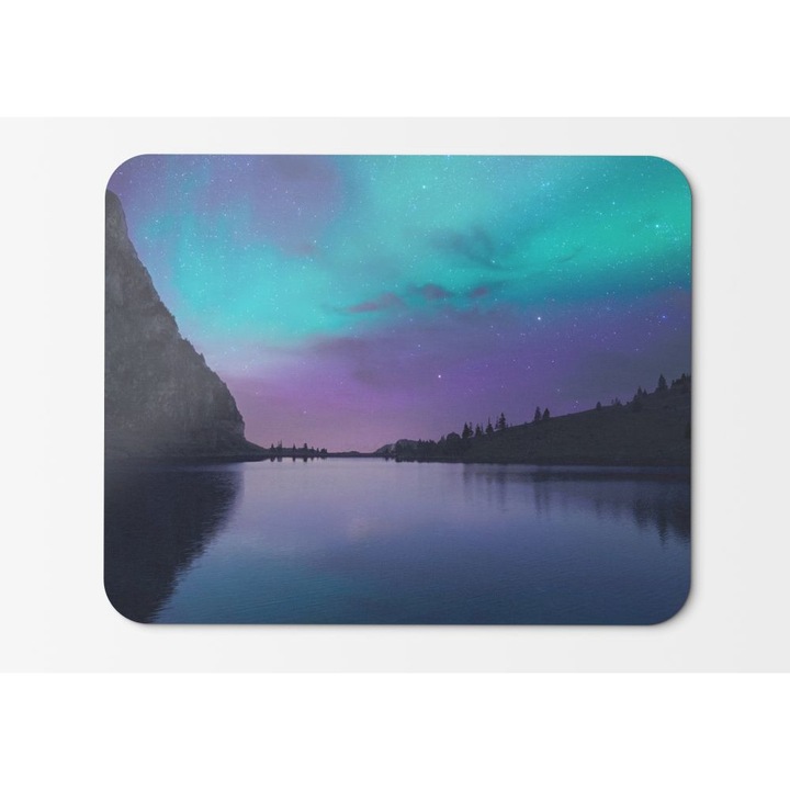Mouse Pad Lake Aurorak Hd Florida Night Sky Stars - 21,5 x 27 x 0,3 cm