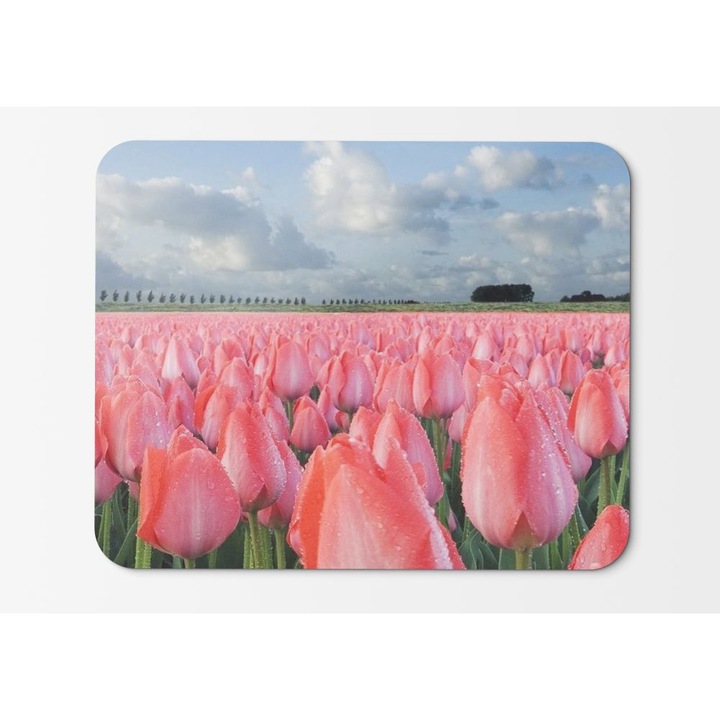 Egérpad tájak természeti tulipánok - 21,5 x 27 x 0,3 cm