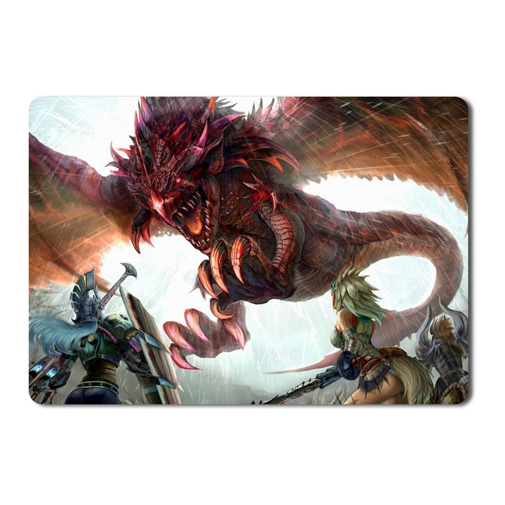 Egérpad Monster Hunter Rathalos Creatures Fantasy Art videojátékok - 21,5 x 27 x 0,3 cm