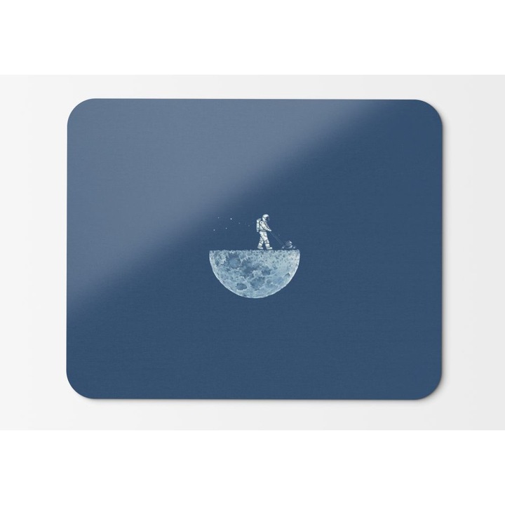Mouse Pad Moon Mowk Hd Moon Minimalism Iphone Astronaut - 21,5 x 27 x 0,3 cm