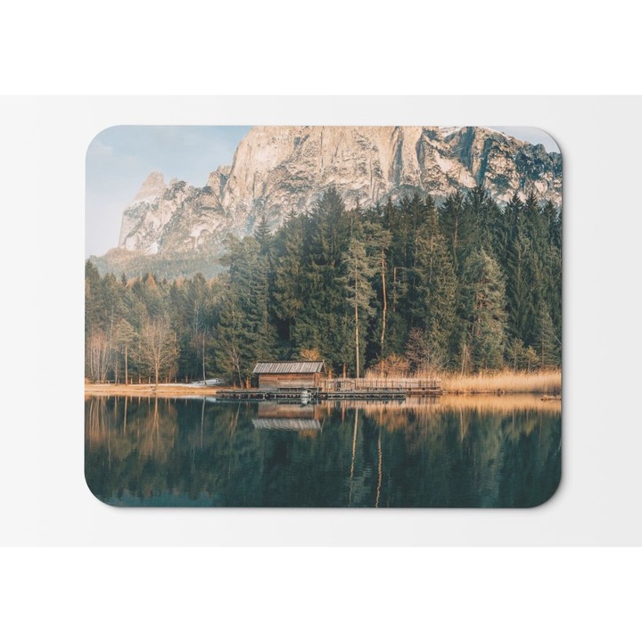 Mouse Pad Mountains Lake Forest - 21,5 x 27 x 0,3 cm