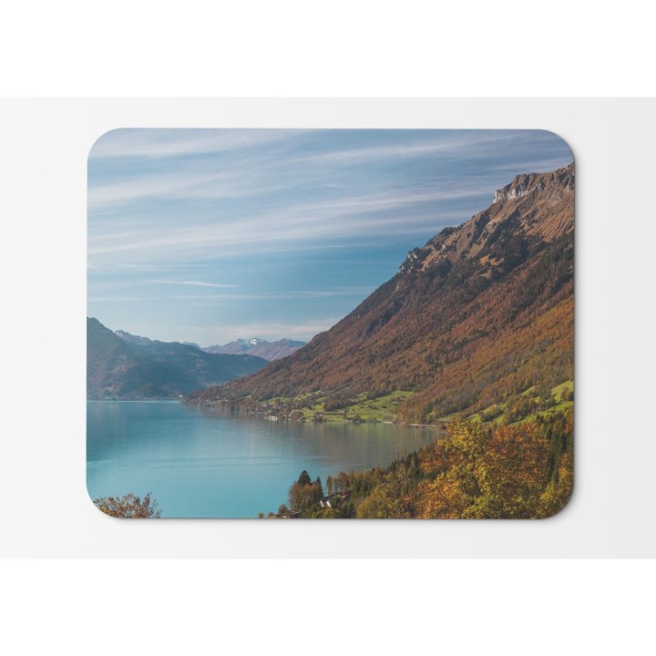 Mouse Pad Mountains Water Lake Forest - 21,5 x 27 x 0,3 cm