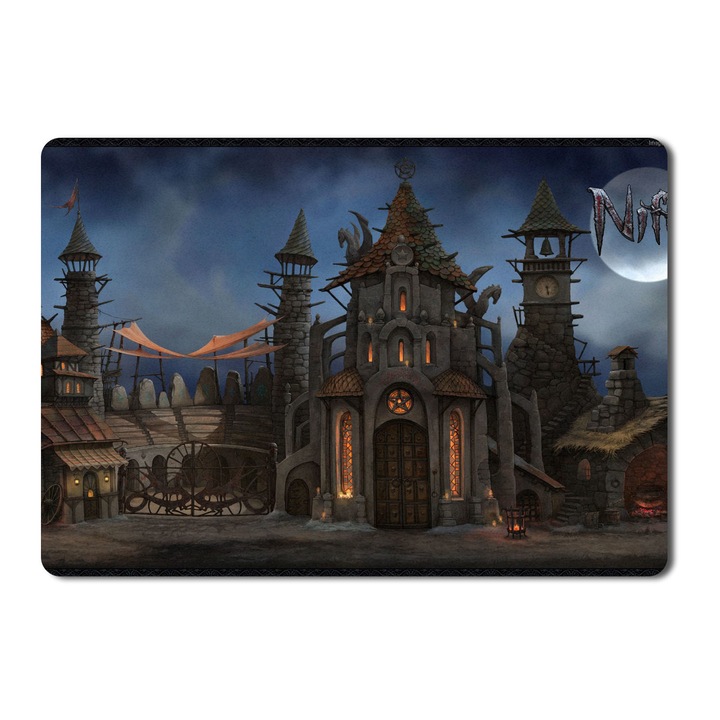 Mouse Pad Niffelheimbest Games Game Fairy Tale Fantasy Open - 21,5 x 27 x 0,3 cm