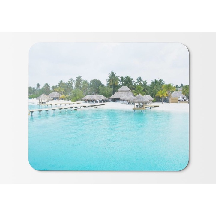 Подложка за мишка Pier People Palm Trees Resort Azure Sky Tropics - 21,5 x 27 x 0,3 cm