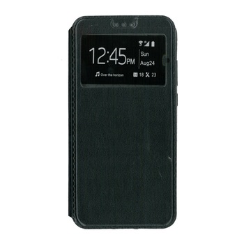 Husa flip s-view, Eurocell, pentru Huawei P20 Pro, negru Husa flip s-view, Eurocell, pentru Huawei P20 Pro, negru