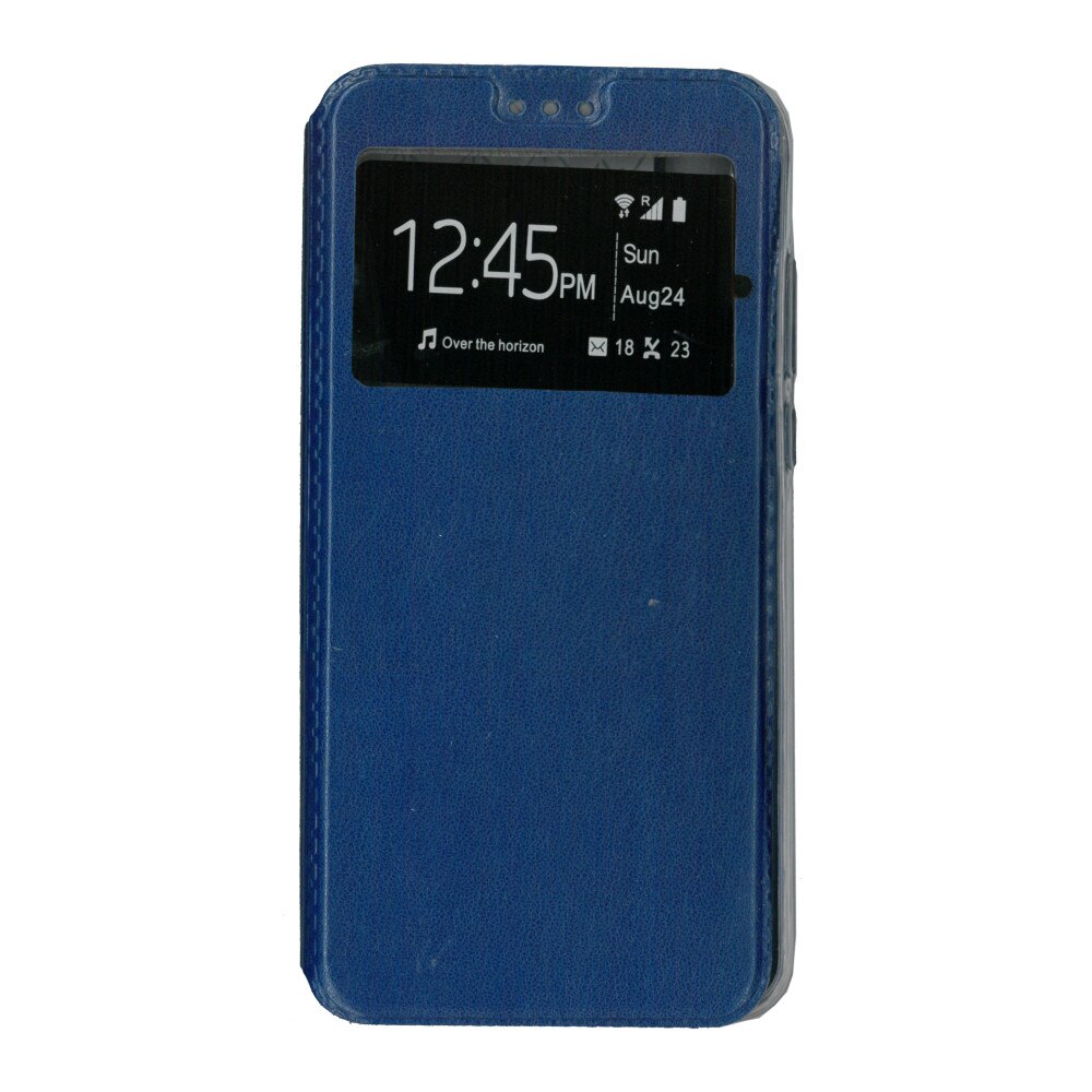 Husa flip s-view, Eurocell, pentru Huawei P20, albastru