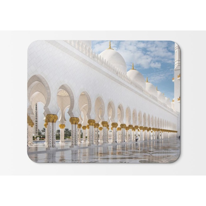 Mouse Pad Sheikh Zayed Mosqueabu Dhabi 001 - 21.5 x 27 x 0.3cm