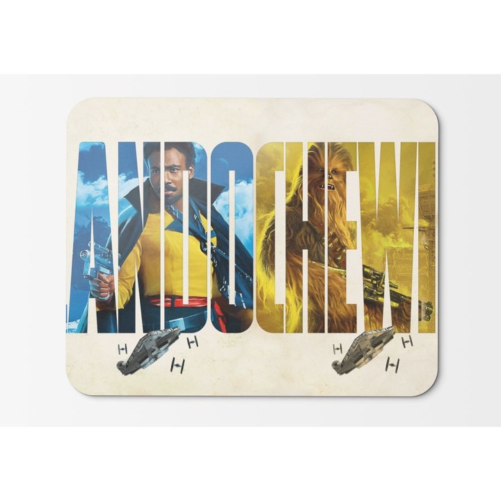 Mouse Pad Solo A Star Wars történet Alden Ehrenreich Emilia Clarke 002 - 21,5 x 27 x 0,3 cm