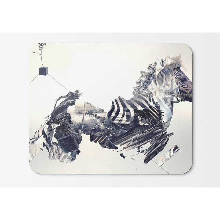 Mouse Pad Surreal Zebras Creative - 21,5 x 27 x 0,3 cm
