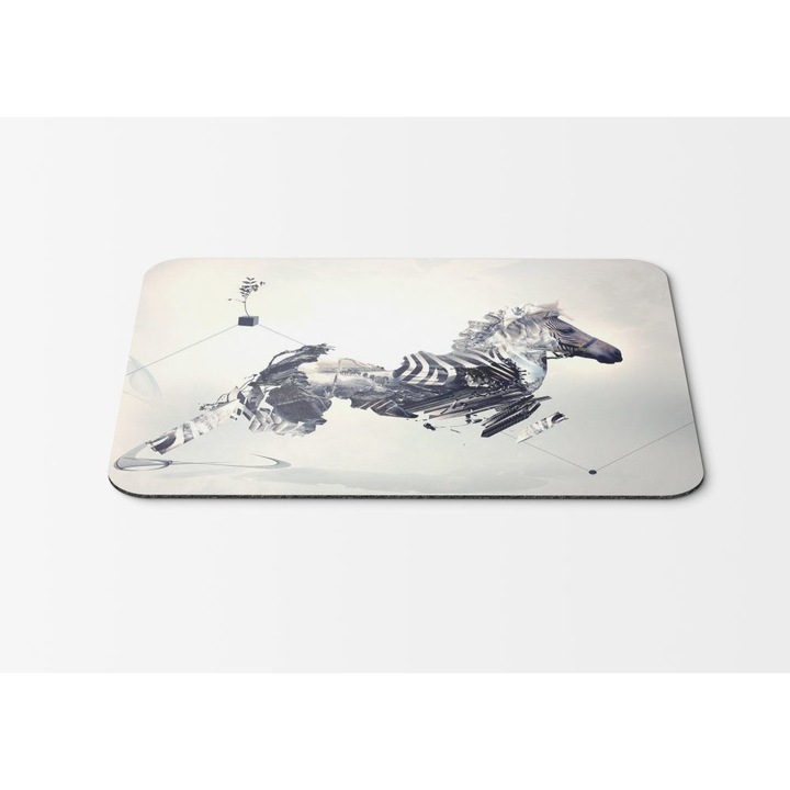 Mouse Pad Surreal Zebras Creative - 21,5 x 27 x 0,3 cm