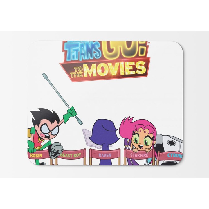 Mouse Pad Teen Titans Go To The Moviesk 001 - 21,5 x 27 x 0,3 cm