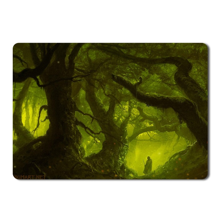 Mouse Pad Thief Game Fantasy Art Forests férfi moha - 21,5 x 27 x 0,3 cm