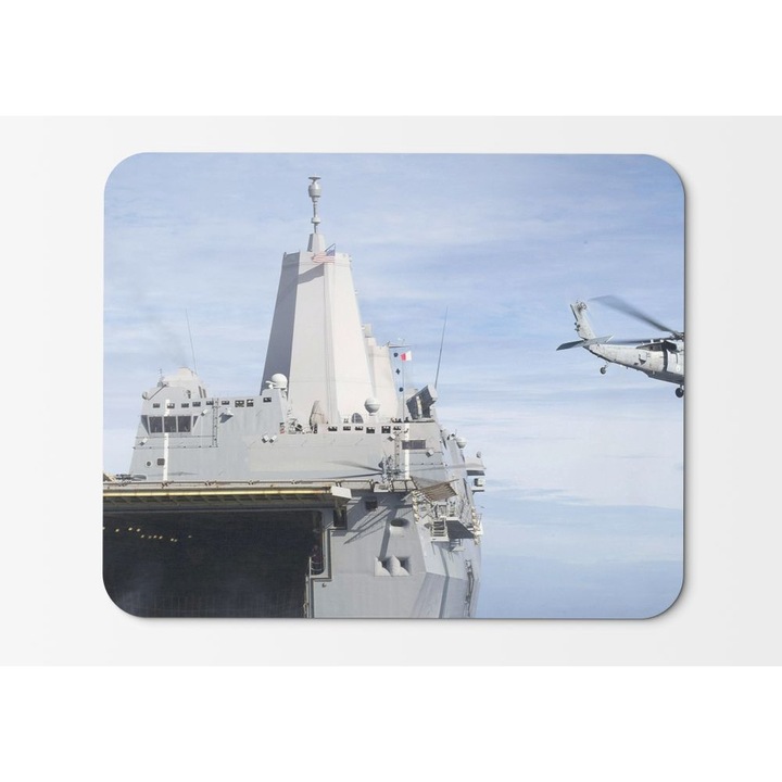 Mouse Pad Uss Anchoragetransport Dock Amphibious Lpd San Antonio - 21,5 x 27 x 0,3 cm