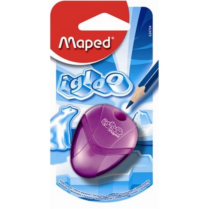 Maped Hegyező, egylyukú, tartályos, Maped "I-Gloo", vegyes színek