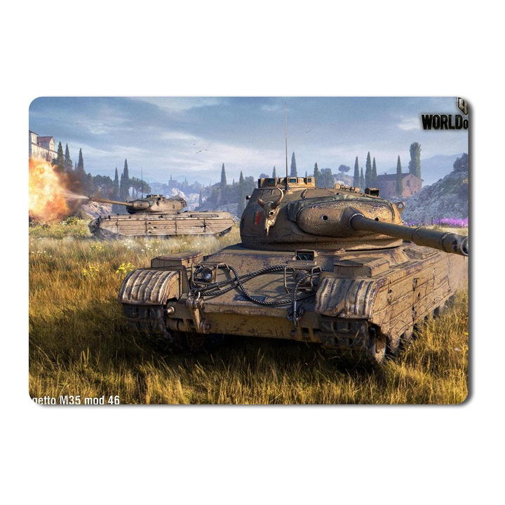 Egérpad World Of Tanks Progetto Italian Tanks - 21,5 x 27 x 0,3 cm