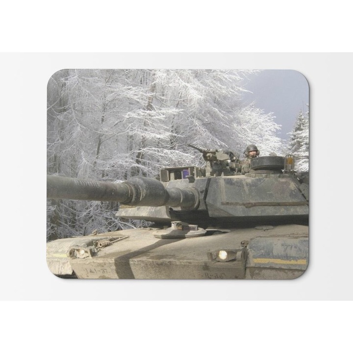 Mouse Pad Winter Army tankok - 21,5 x 27 x 0,3 cm