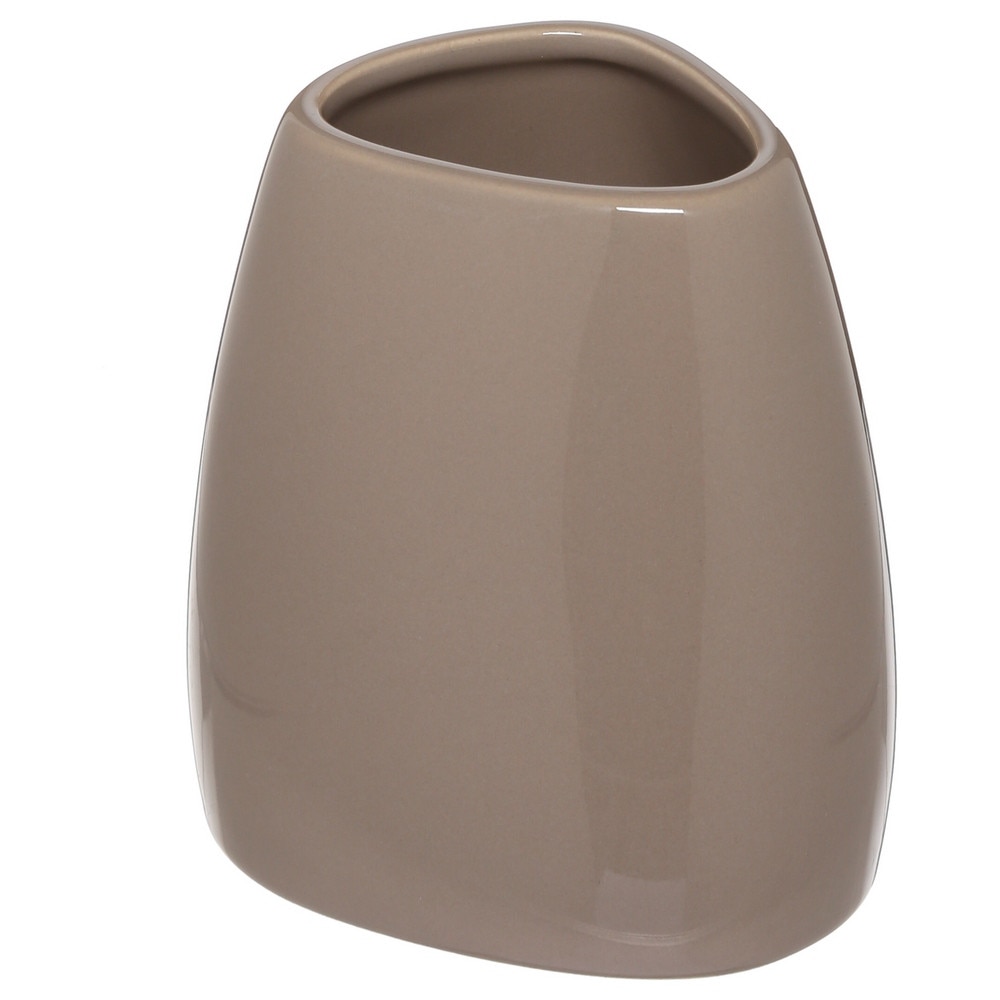 Suport periute de dinti, maro, 8.5 x 7.5 x 9.5 cm, JJA