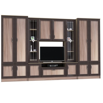 Set Living NATALIA, 320x51x200cm, Frasin / Wenge Set Living NATALIA, 320x51x200cm, Frasin / Wenge