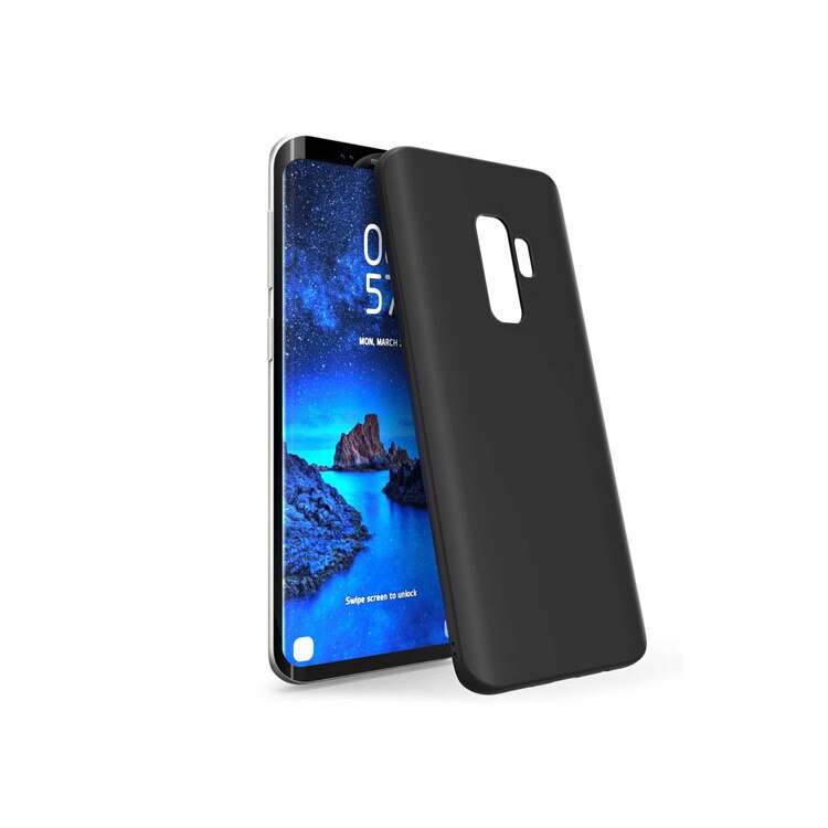 Husa silicon, Samsung Galaxy S9+, Negru