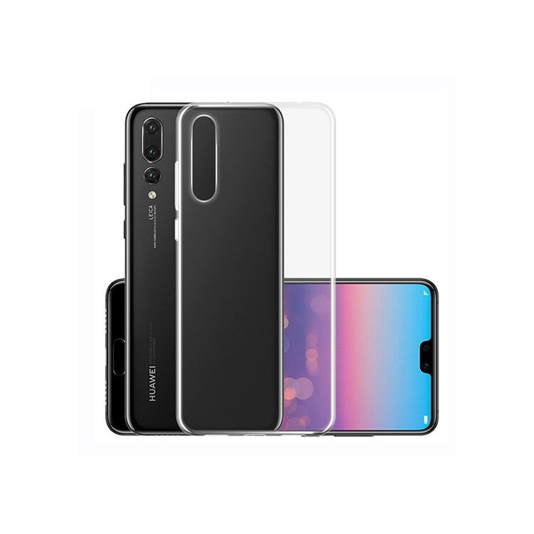 Husa protectie slim, Huawei P20, Silicon Transparent