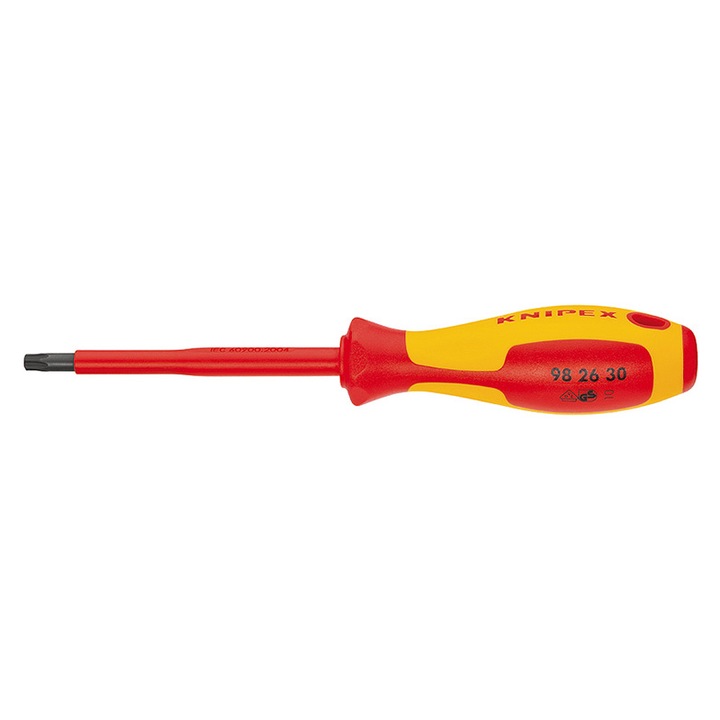 Отвертка Knipex, Torx, Изолирана, ТХ 20 x 80 мм