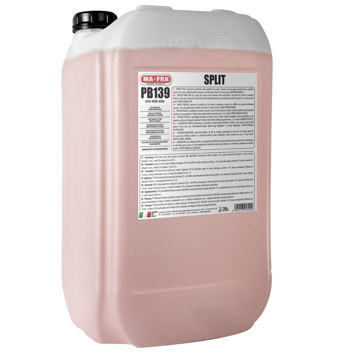 Preparat universal pentru suprafete de sticla MA-FRA SPLIT, concentrat, 25 kg