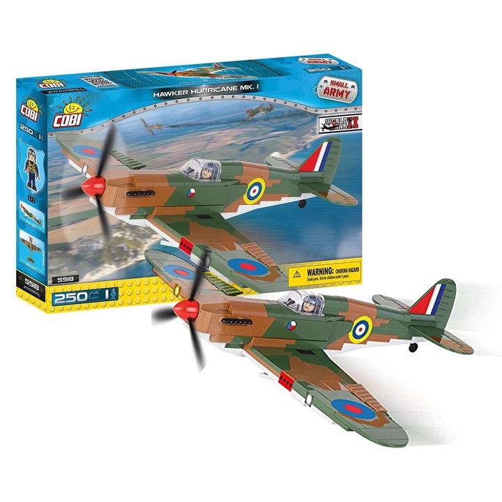 Cobi Small Army World War II , World of Warplanes Hawker Hurricane MK I 5518