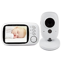 Sistem Baby Monitor cu monitorizare Audio-Video VB 603, Night Vision, Clear View, Monitorizare Temperatura, Alarma, Functie Push to Talk