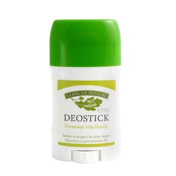 Deostick cu salvie si plop negru Homme Vaillant 50 g Deostick cu salvie si plop negru Homme Vaillant 50 g