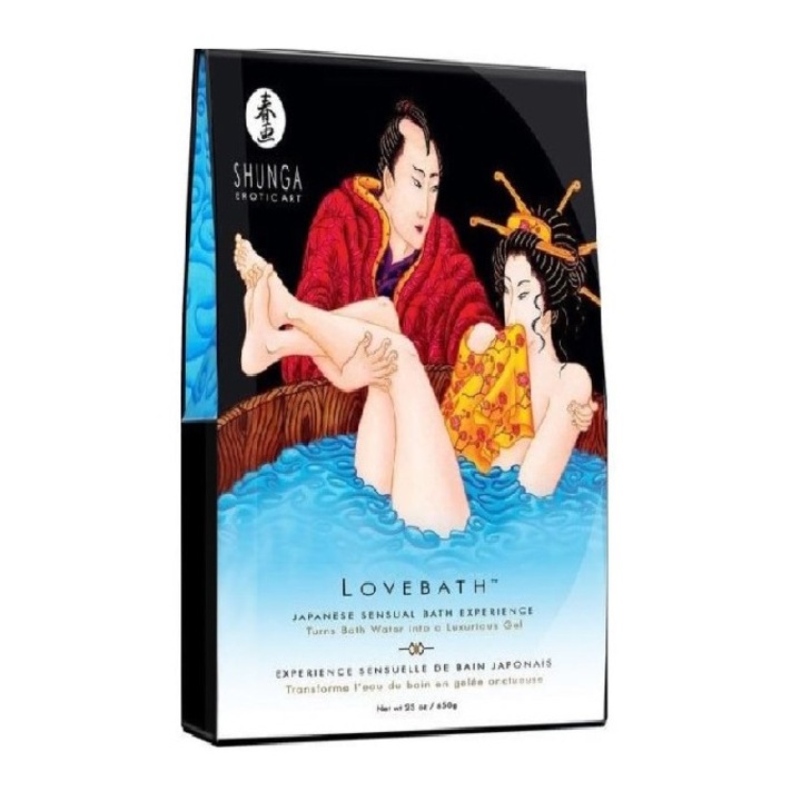 Соли за вана Shunga, LoveBath Ocean Temptations, Оcean fresh, 650 г