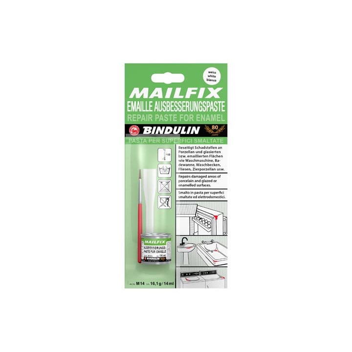 Pasta pentru reparatii suprafete emailate 14 ml, Alb