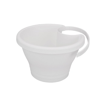 Ghiveci de burlan Corsica Drainpipe Clicker cu diametrul de 24 cm alb Ghiveci de burlan Corsica Drainpipe Clicker cu diametrul de 24 cm alb