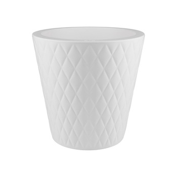 Ghiveci premium pentru interior sau exterior Pure Straight Crystal 37 alb Ghiveci premium pentru interior sau exterior Pure Straight Crystal 37 alb